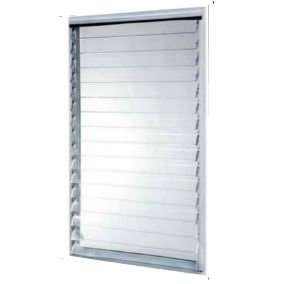 Ventanas de celosías de aluminio (1 paño)